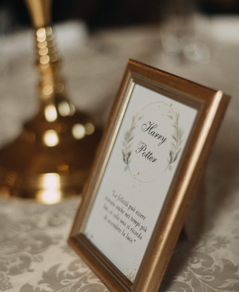matrimonio segnaposto